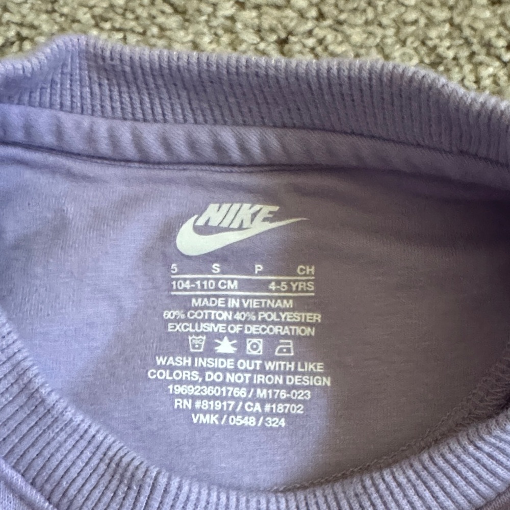 Nike Kids 3 pc Set - Purple and Black - Picture 4 of 13